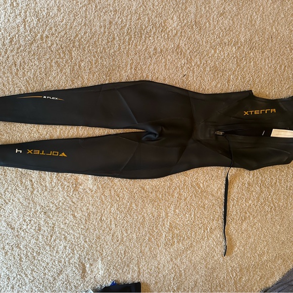 Men's Black Wetsuit trisuit - Picture 1 of 6